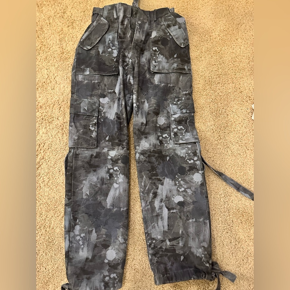 MARS THE LABEL blue/grey Cargo Pants